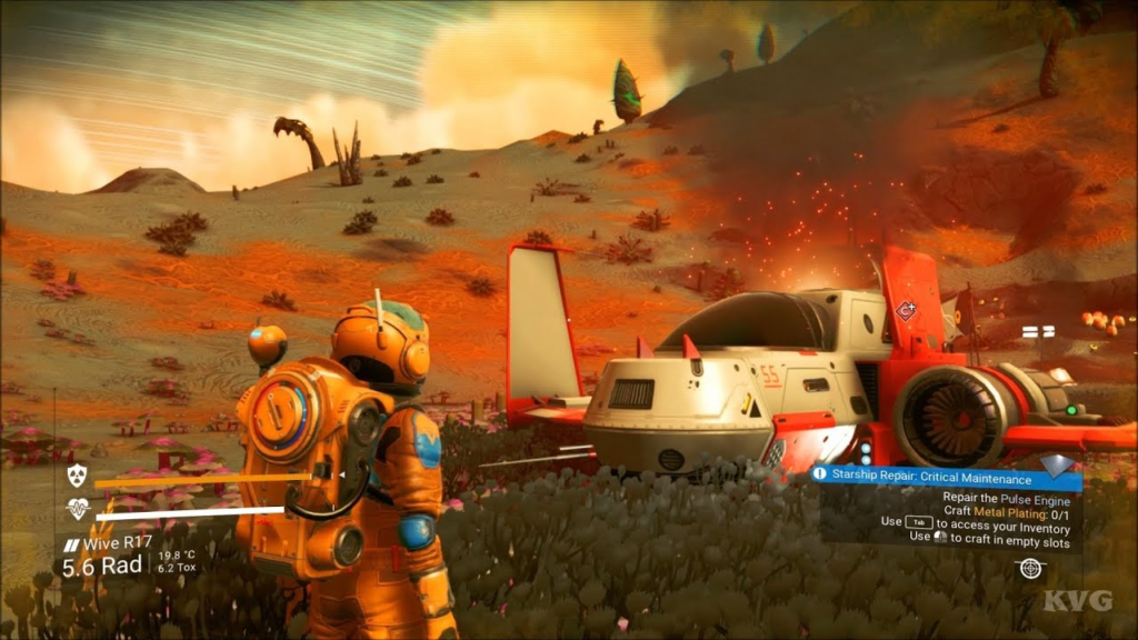 تصویری از گیم‌پلی بازی No Man's Sky