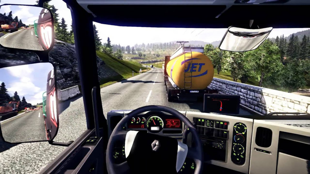 تصویری از گیم‌پلی بازی Euro Truck Simulator 2