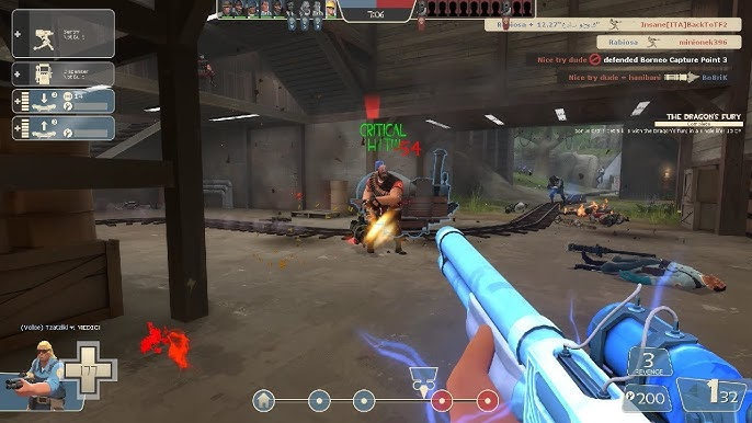 تصویری از گیم‌پلی بازی Team fortress 2