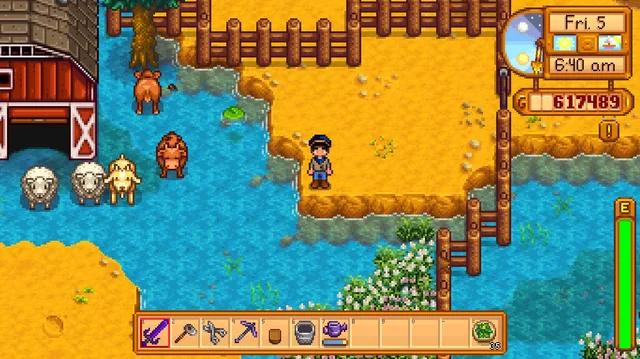 تصویری از گیم‌پلی بازی Stardew Valley