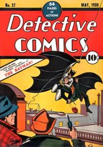 کاور شماره‌ی ۲۷ کمیک Detective Comics (برای دیدن اندازه‌ی کامل روی تصویر تپ/کلیک کنید)