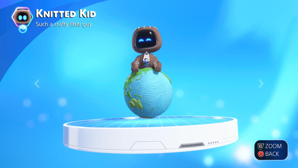 کاراکتر Sackboy از  بازی LittleBigPlanet در بازی Astro Bot