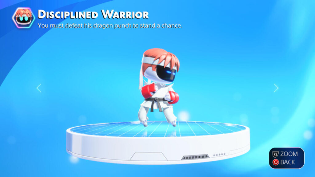 حضور کاراکتر Ryu از بازی Street Fighter در بازی Astro Bot