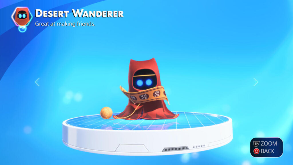 کاراکتر The Traveler از بازی Journey در بازی Astro Bot