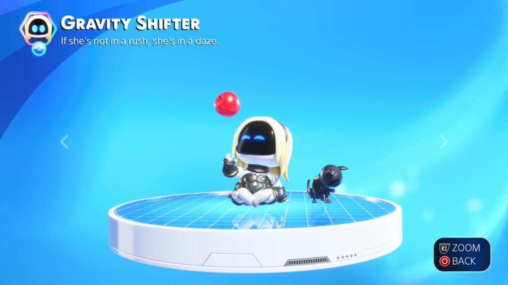 Kat از بازی Gravity Rush در بازی Astro Bot