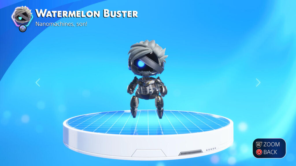 کاراکتر Raiden از بازی Metal Gear در بازی Astro Bot