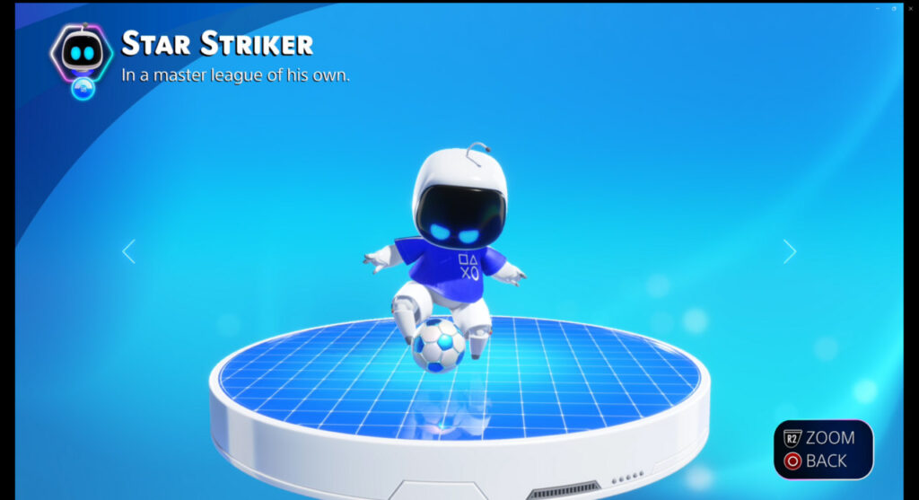 Soccer Player از بازی This Is Football در بازی Astro Bot