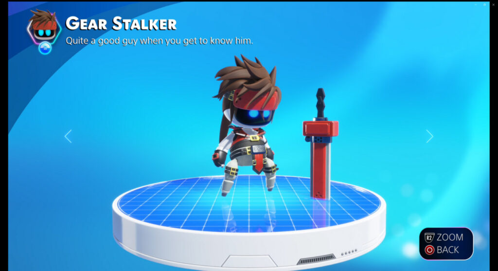 کاراکتر Sol از بازی Guilty Gear در بازی Astro Bot