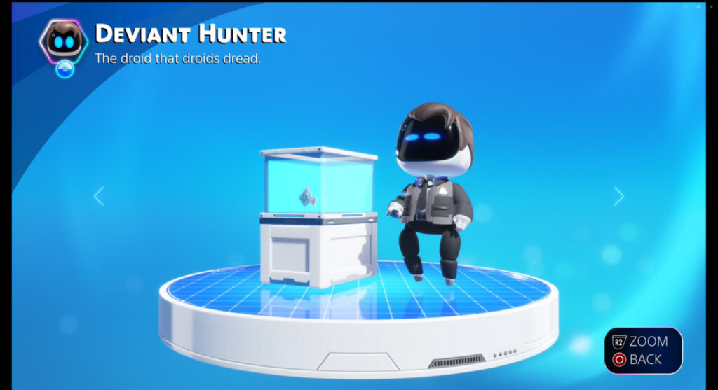 کاراکتر Connor از بازی Detroit: Become Humanدر بازی Astro Bot