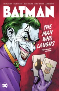 کاور کمیک Batman: The Man Who Laughs (برای دیدن اندازه‌ی کامل روی تصویر تپ/کلیک کنید)