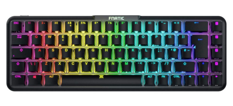 تصویری از کیبورد مکانیکال گیمینگ Fnatic مدل Streak65 Gaming Keyboard