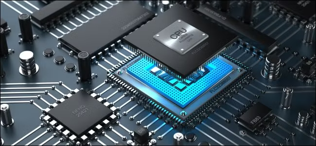 تصویری از یک CPU