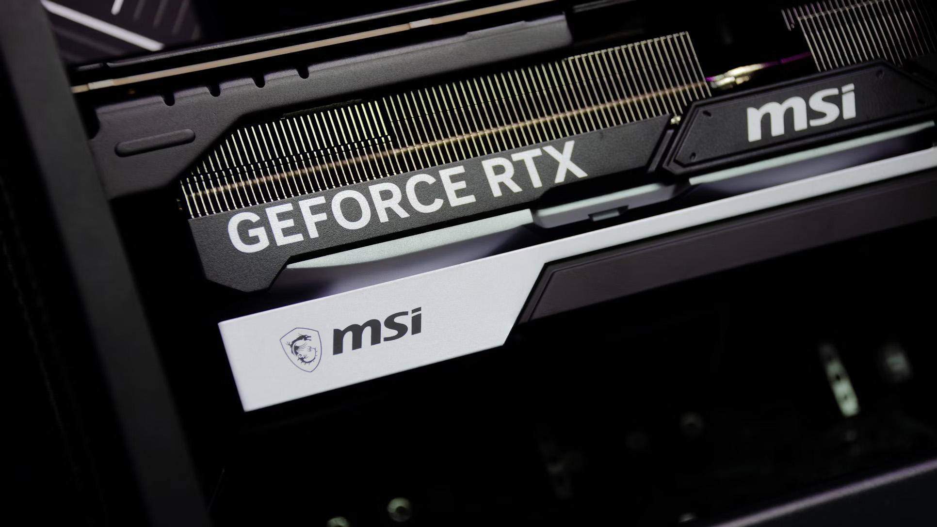 تصویری از کارت گرافیک RTX‌ انویدیا از MSI.