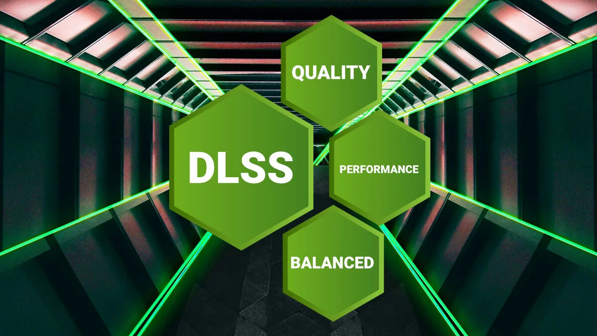 تصویری از فناوری DLSS و تنظمیات قابل انتخاب آن بر روی سخت‌افزار انویدیا