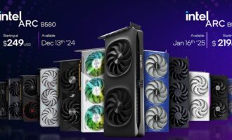 اینتل به طور رسمی از کارت گرافیک های Arc B580 و Arc B570 رونمایی کرد