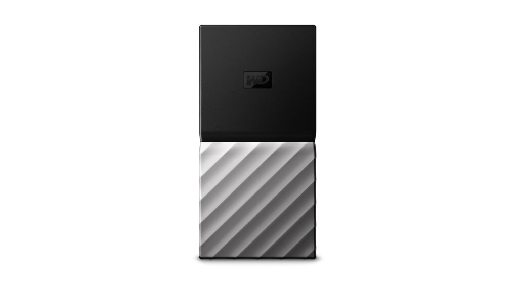 هارد اکسترنال Western DIgital، مدل My Passport SSD، یکی از بهترین هارد اکسترنال های PS4 از لحاظ سرعت.