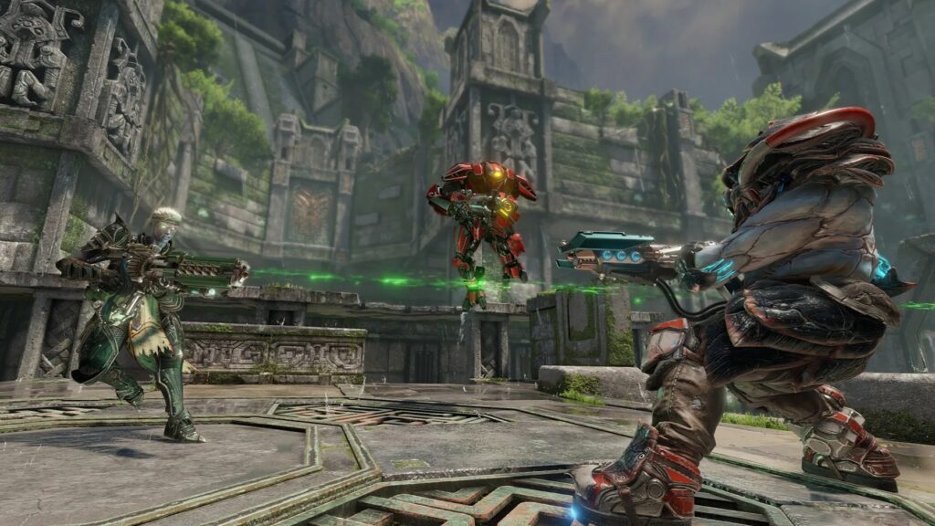 بازی Quake Champions، یک بازی آنلاین شبیه به سری بازی Doom.