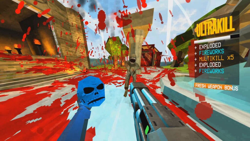 بازی UltraKill، یکی از بازی ها شبیه به سری بازی Doom.