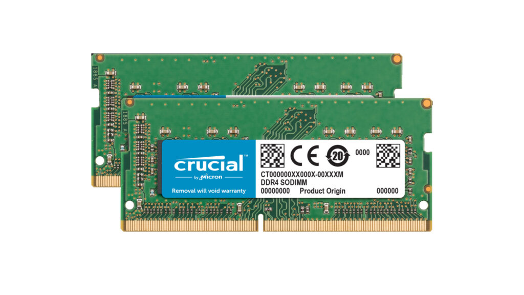 رم گیمینگ لپ تاپ Crucial مدل DDR4 SODIMM، یکی از بهتریین رم های گیمینگ برای لپ تاپ های DDR4