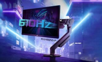 برند ایسوس از یک مانیتور گیمینگ حرفهای با رفرش ریت 610 هرتز رونمایی کرد