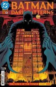 کاور شماره‌ی ۴ کمیک Batman: Dark Patterns (برای دیدن اندازه‌ی کامل روی تصویر تپ/کلیک کنید)