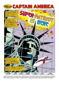سوپر-پاتریوت در شمارهی ۳۲۳ کمیک Captain America (برای دیدن اندازهی کامل روی تصویر تپ/کلیک کنید)