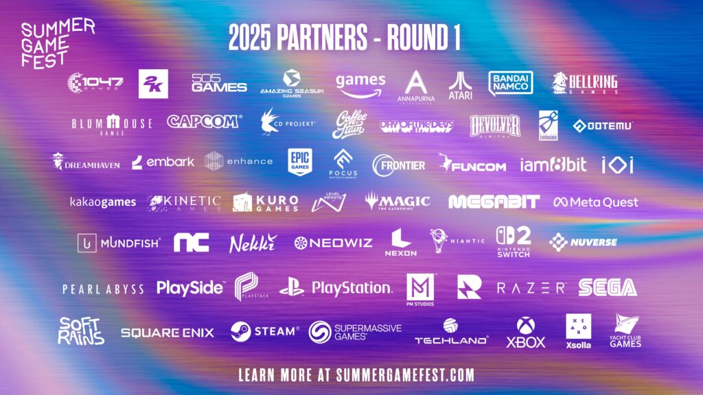 لیست شرکتهای حاضر در رویداد Summer Game Fest 2025 منتشر شد