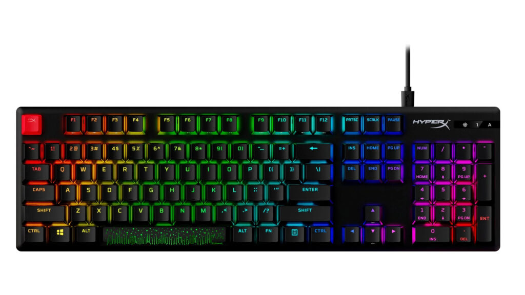 کیبورد گیمینگ هایپرایکس مدل Alloy Origins PBT
