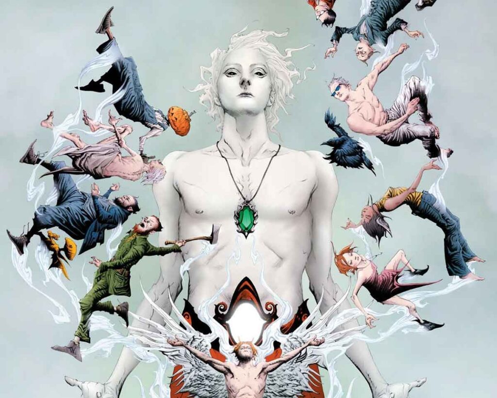 نمایی از کاور شماره ۱ کمیک The Sandman Universe