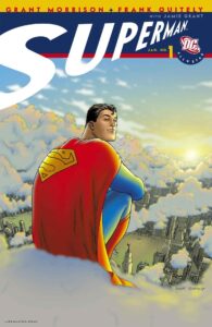 کاور شماره ۱ کمیک All-Star Superman (برای دیدن اندازه کامل روی تصویر تپ/کلیک کنید)