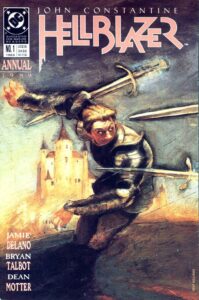 کاور شماره ۱ کمیک Hellblazer Annual (برای دیدن اندازه کامل روی تصویر تپ/کلیک کنید)