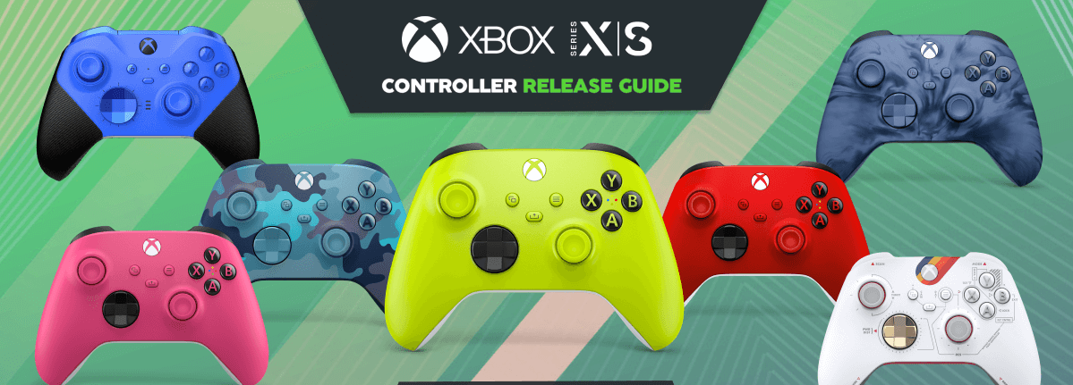 فهرست تمام کنترلرهای رسمی Xbox Series X|S از زمان عرضه تاکنون