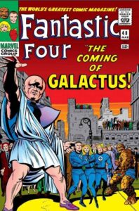 کاور شماره ۴۸ کمیک Fantastic Four (برای دیدن اندازه کامل روی تصویر تپ/کلیک کنید)