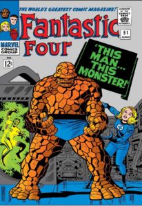 کاور شماره ۵۱ کمیک Fantastic Four (برای دیدن اندازه کامل روی تصویر تپ/کلیک کنید)