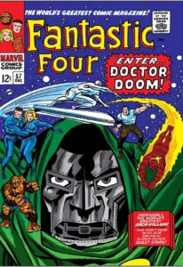 کاور شماره ۵۷ کمیک Fantastic Four (برای دیدن اندازه کامل روی تصویر تپ/کلیک کنید)