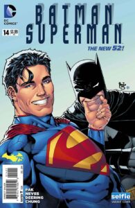 ورینت کاور شماره ۱۴ کمیک Batman/Superman از سری ورینتهای سلفی دیسی (برای دیدن اندازه کامل روی تصویر تپ/کلیک کنید)