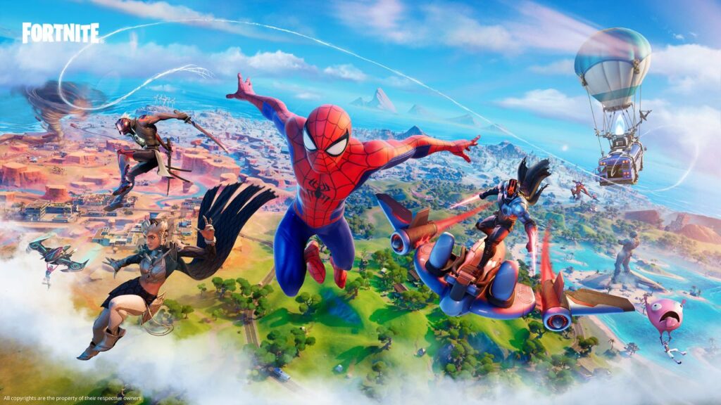 اسپایدرمن فورتنایت