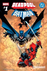 کاور کمیک Marvel/DC: Deadpool/Batman (برای دیدن اندازه کامل روی تصویر تپ/کلیک کنید)
