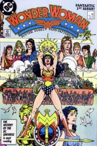 کاور شماره ۱ کمیک Wonder Woman (برای دیدن اندازه کامل روی تصویر تپ/کلیک کنید)