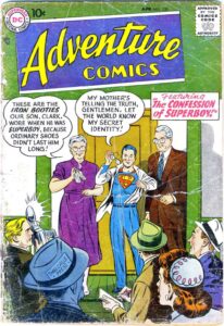 کاور شماره ۲۳۵ کمیک Adventure Comics (برای دیدن اندازه کامل روی تصویر تپ/کلیک کنید)