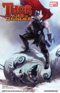 کاور کمیک Thor: Ages Of Thunder (برای دیدن اندازه کامل روی تصویر تپ/کلیک کنید)