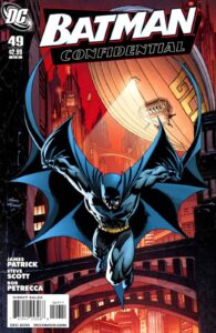 کاور شماره ۴۹ کمیک Batman Confidential (برای دیدن اندازه کامل روی تصویر تپ/کلیک کنید)