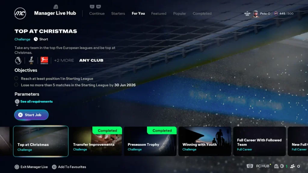 تغییرات بخش کریر بازی FC 26