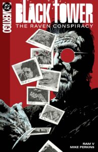 کاور شماره ۱ کمیک Black Tower: The Raven Conspiracy (برای دیدن اندازه کامل روی تصویر تپ/کلیک کنید)
