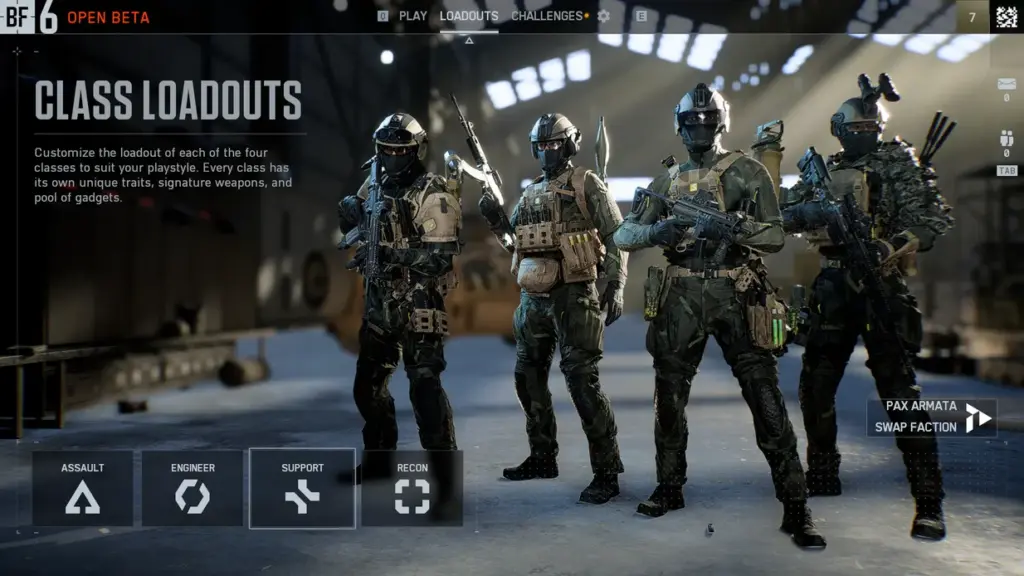 بهترین کلاسها در Battlefield 6