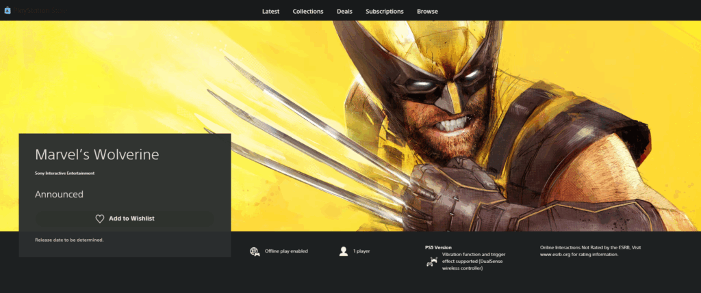 Marvel’s Wolverine