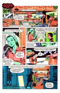 مانتیس با هویت لورلی در شماره ۲ کمیک Scorpio Rose (برای دیدن اندازه کامل روی تصویر تپ/کلیک کنید)