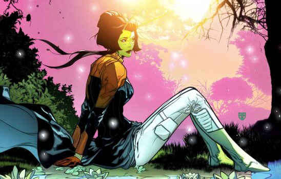 مانتیس + کمیک‌های دی‌سی - Banner