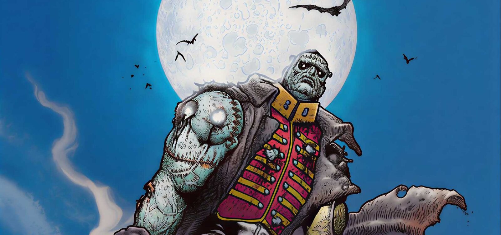 دی‌سی + هیولای فرانکنشتاین - Banner