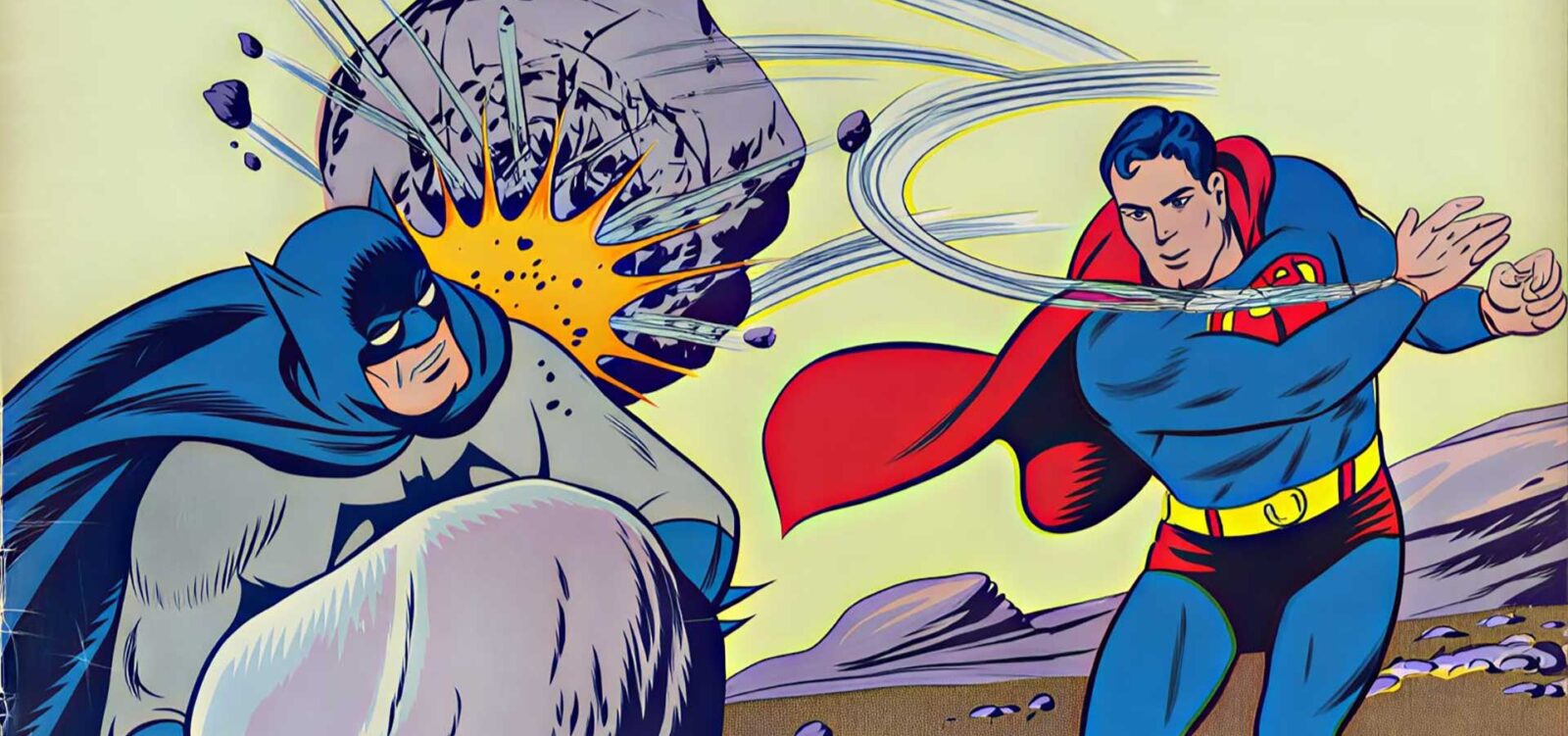 دلیل مضحک + قهرمانان دی‌سی - Banner